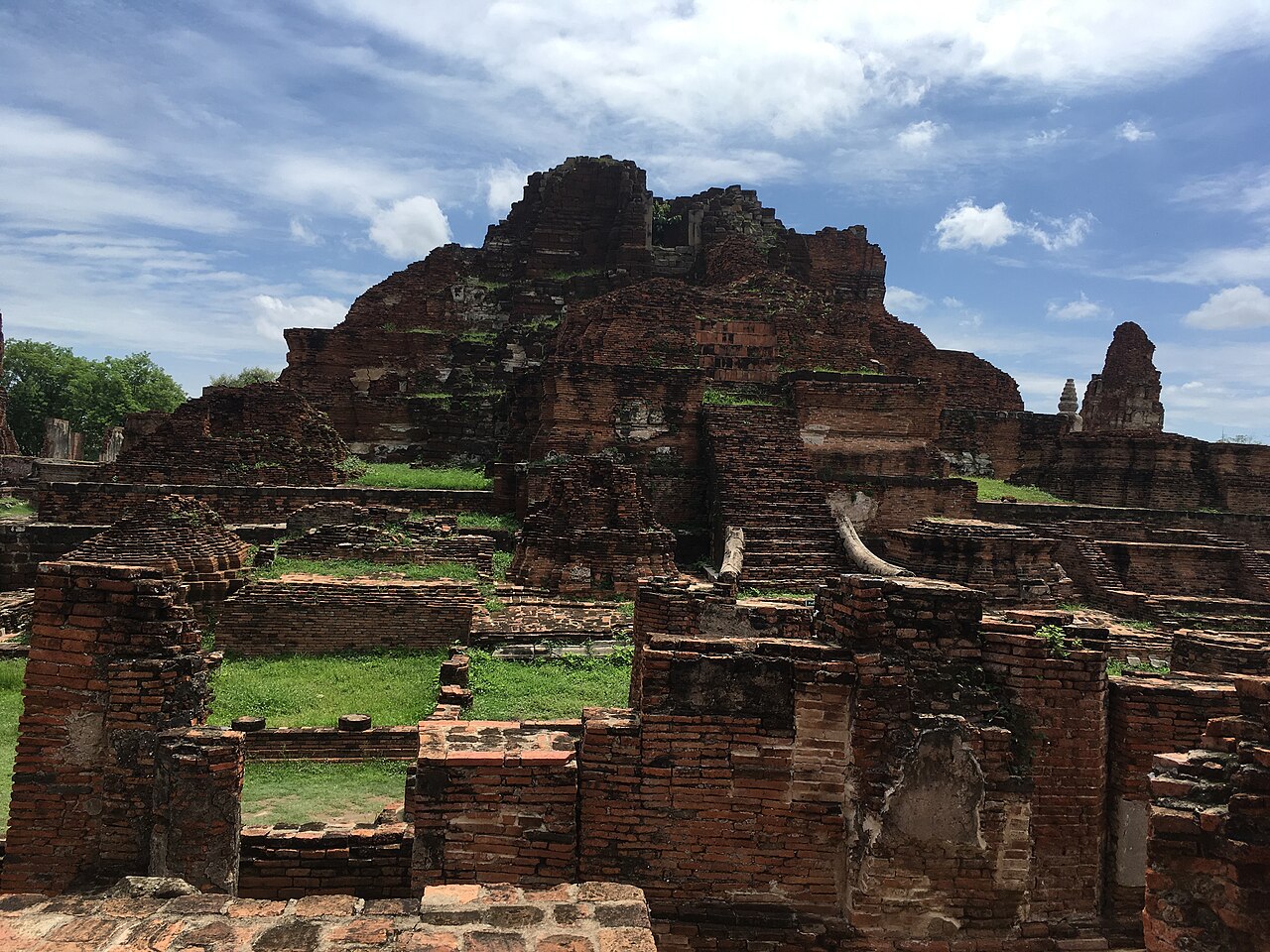 วัดมหาธาตุในอุทยานประวัติศาสตร์พระนครศรีอยุธยา