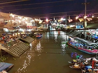 ตลาดน้ำอัมพวา
